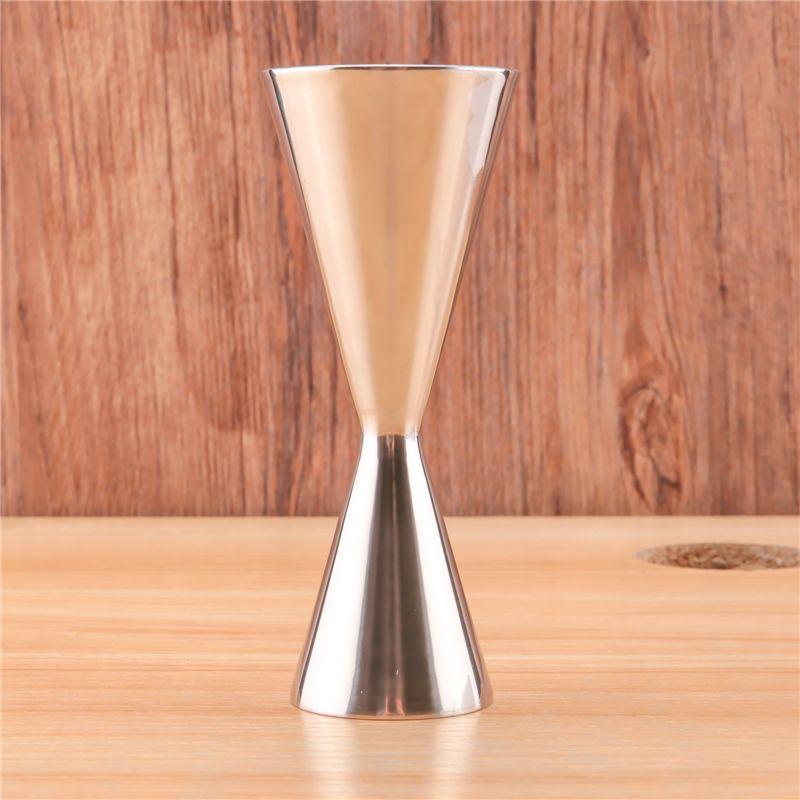 J1UL1N Stainless Steel Measure Cup Double Head Bar Party Wine Cocktail Shaker Jigger