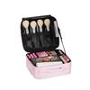 Makeup Bag Train Case Makeup Cosmetic Bag Organizer Portable Artist Storage Bag with Adjustable Dividers