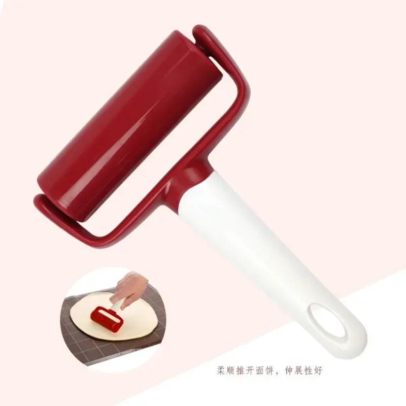 2024 Rolling Pin Creative Scroll Wheel Dough Roller Eco-Friendly Plastic Pastry Roller Baking Tool Practical Kitchen Accessories Rolling Pin