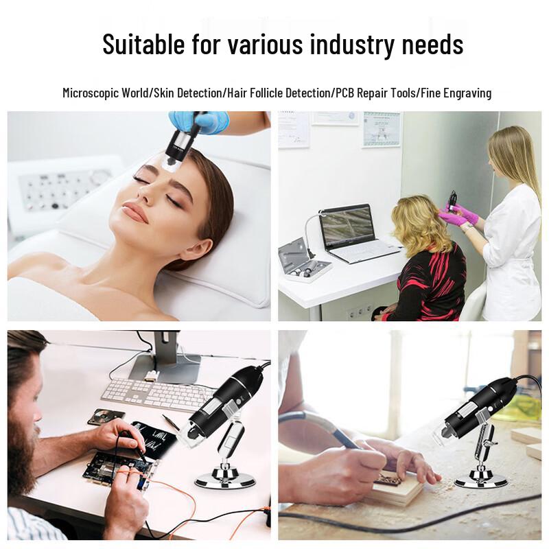 OIMG 1600X 3-in-1 Digital Microscope for Phone & PC