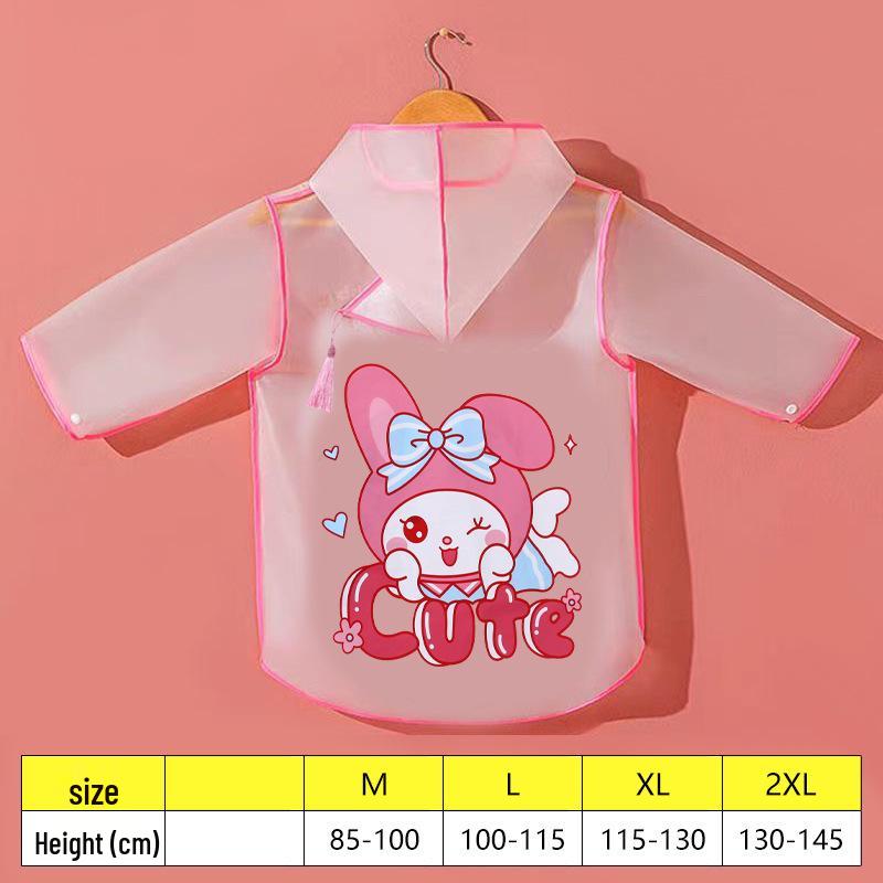 Children's Cartoon Dinosaur Raincoat, Waterproof Full-Body Poncho, Cute and Practical for Boys and Girls