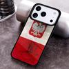Polen Polska Flagga Telefonfodral för iPhone 17 16 15 Pro Max Air 14 13 12 11 Plus Stötsäkert Capa Cover