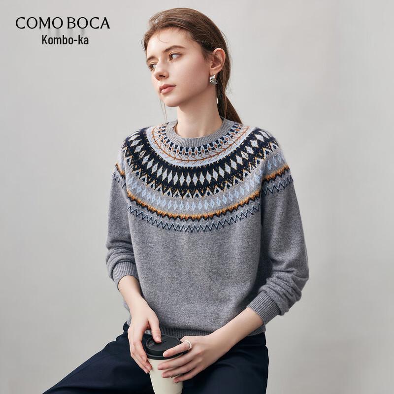 

Женский кашемировый свитер Komon Boka с узором Fair Isle M