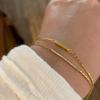 Lightweight Zircon Chain Bracelet Silver Color Pulseras Mujer Sweet Silver Bracelet  Women
