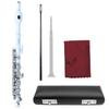 SLADE 16 Holes Piccolo C Key Multicolor Silver White Copper Blow Pipe Professional Woodwind Instrument with Accessories
