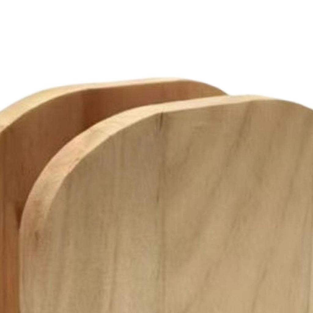 Wooden Freestanding Napkin Holder Rustic Paper Tissue Dispenser for Restaurant Table and Home Décor