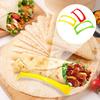 Yousheng 3/6/12Pcs Taco Holder Food Grade BPA-Free Dishwasher Safe Individual Serving Chicken Roll Soft Hard Shell Taco Stand Plastic Rack