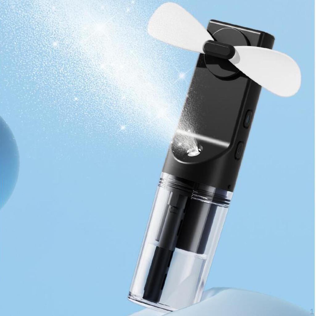 Handheld Water Mist Fan with Tank for Outdoor Use