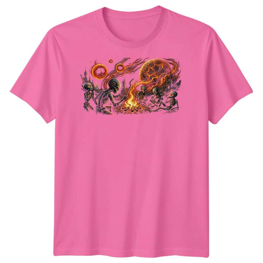 Alien Camping Unisexs T Shirt Ufo Et Adventure Night Area Trip