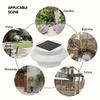 Solar Fence Lights Outdoor Solar Powered Lamps Waterproof LED Gutter Lights for Yard Garden Pathway Lighting Scene Night View