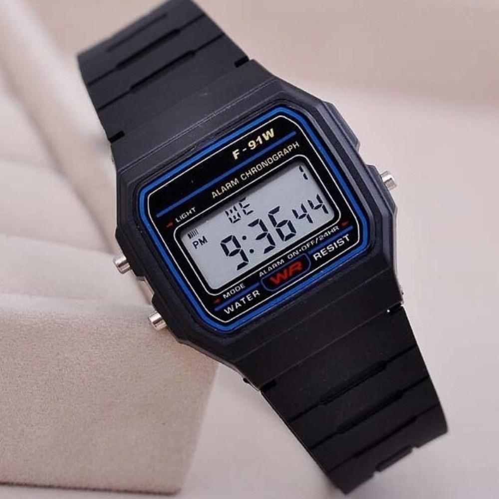 Analog Digital Children Watch Square Dial LED Watch Simple Electronic Watch  Sport Activities