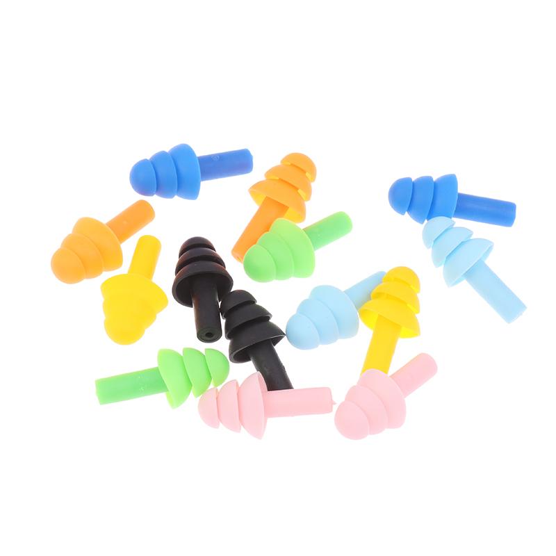 10 Pairs Anti-Noise Sponge Earplugs Silicone Noise-Canceling Noise Reduction Sleep Work Noise Reduction Anti-Noise Snoring