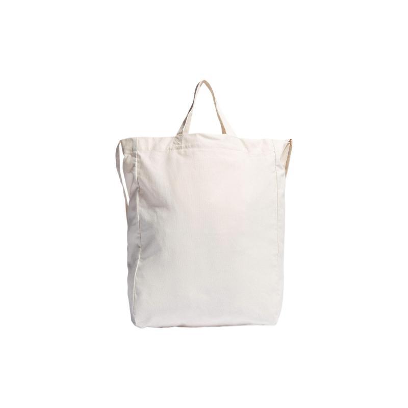 Adidas Originals Baumwoll-Canvas Tragetasche Einkaufstasche Canvas Tasche Schultertasche Umhängetasche Unisex Beige Adidas IN4729