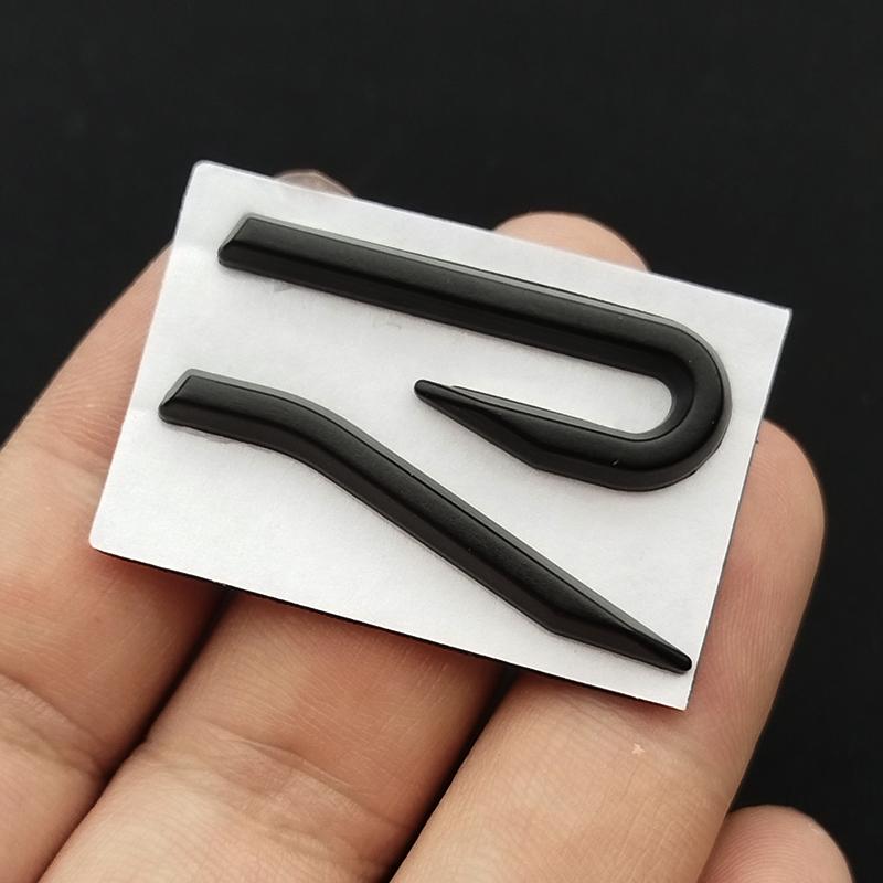 Für VW Volkswagen 2026 Neues 3D Metall R Logo Emblem Autokarosserie Heckklappenaufkleber für VW Volkswagen GTI R Rline Golf Be