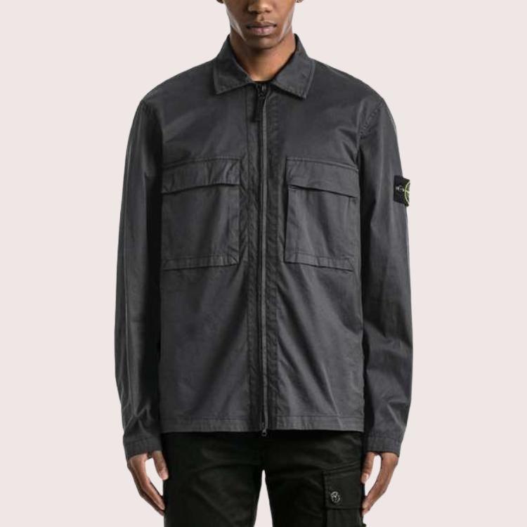 STONE ISLAND Jacket Men's Charcoal Gray 771511710-V0065