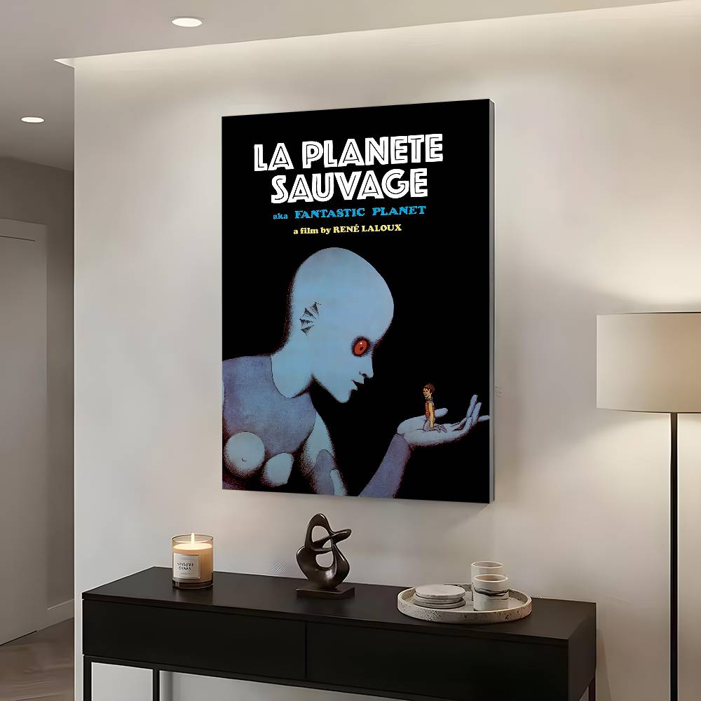 Classic Science Fiction Movies Fantastic Planet La Poster Sticker Print Waterproof Wall Art For Living Room Bedroom Home Decor
