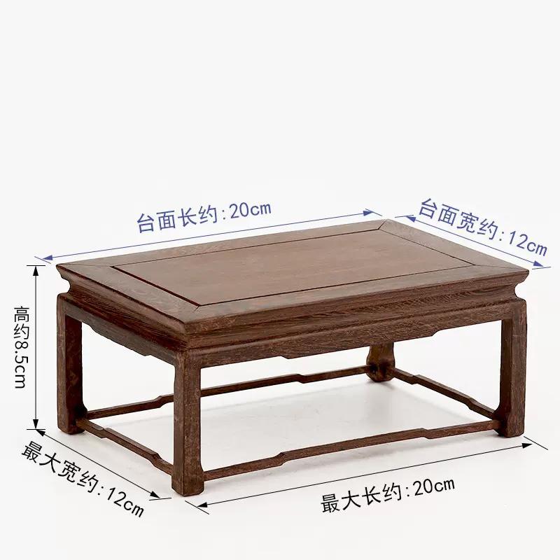 

Mahogany Carving Buddha Ornaments, Natural Stone, Bonsai Chicken wings, Rectangular, Solid Wood Bracket