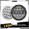Harley Wrangler 7-inch 75W LED Headlight with DRL and High/Low Beam