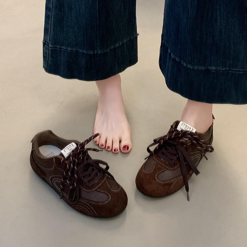 Fashion Non-slip and Versatile German Training Shoes for Women 2025 New Women's Soft Sole Lightweight Casual Flat Single Shoes