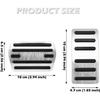 Car Aluminum Pedal Covers Non-Slip Foot Pedals Pads Brake Accelerator Pedal Covers Auto No Drilling Car Interior Accessories Replacement for Maverick