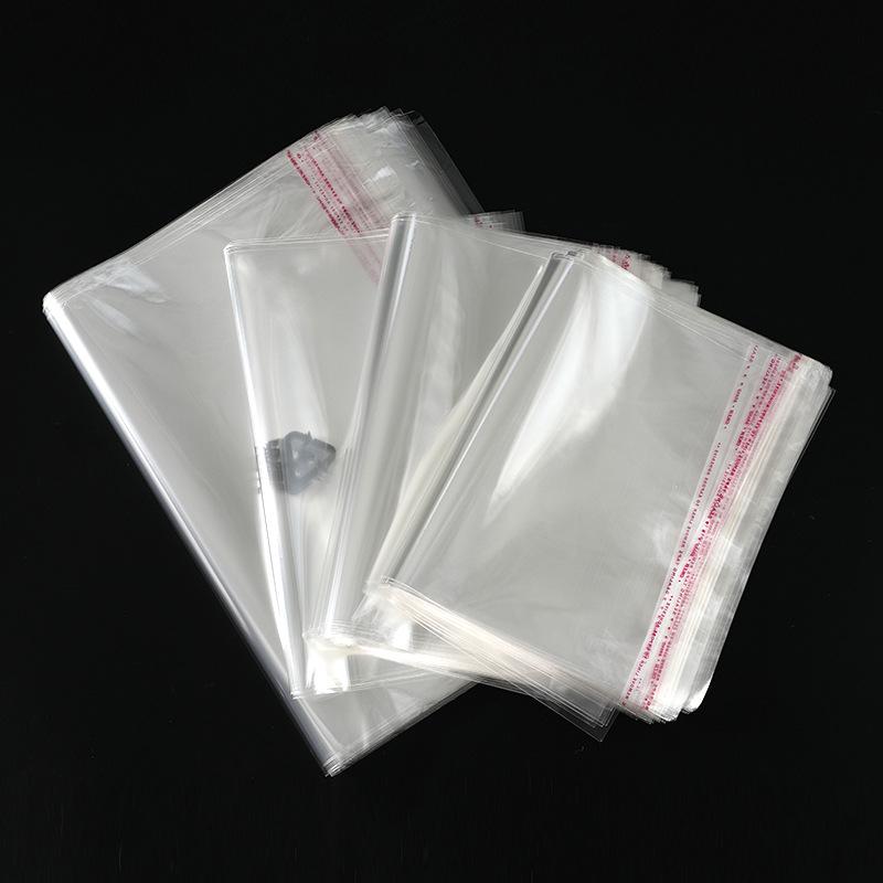 Large Transparent Self-Adhesive OPP Bag for Clothing, Breathable, Flat Packaging