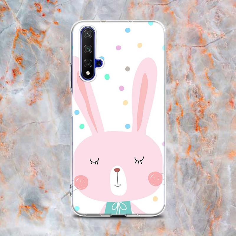 Cartoon Animal Giraffe Silicone Cover For Honor 20 20S 20E 8 8A Prime 8X MAX 8C 8S 7A 7C 7S Pro Phone Case