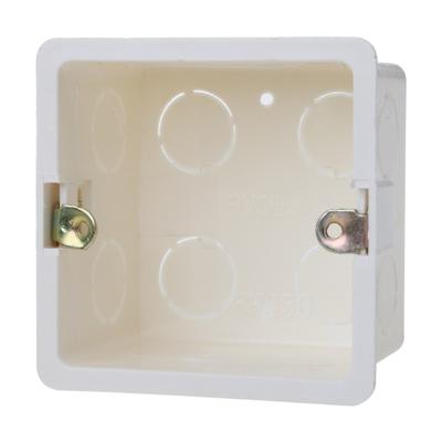 80x80 PVC Junction Box Wand Halterung Kassette Für Schalter Buchse Basis Bottom Box Elektrische Box Zubehör
