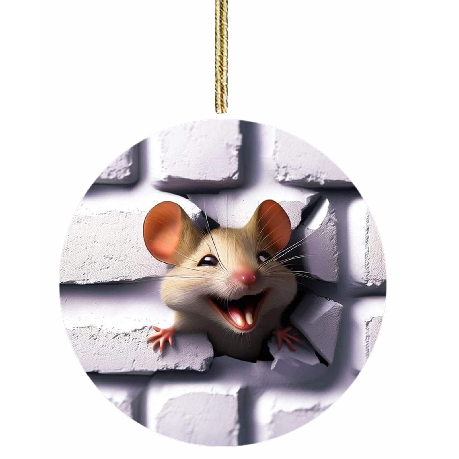 

Acrylic Flat Small Animal Pendant Home Decoration Supplies,Funny Animal Wall Hangings One Size