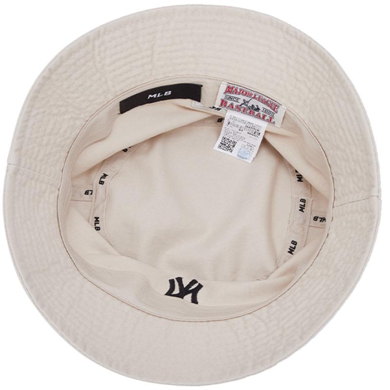 MLB Cotton Bucket Hats Unisex Khaki Fashion 3AHT7702N-50BGL