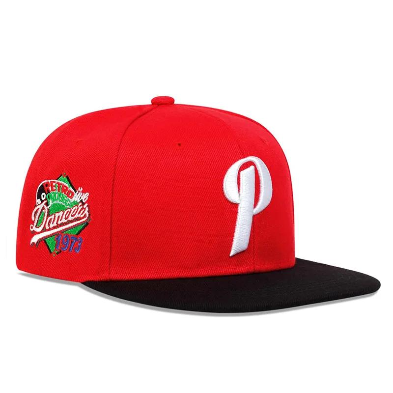 Unisex P Letter Embroidery Hip-hop Hats Spring And Autumn Outdoor Adjustable Sports Casual Baseball Caps Sunscreen Hat