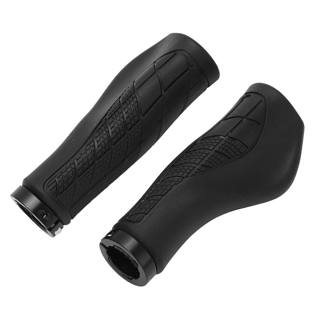 Bike Handle Handlebar Grips Mountain Bike Replacement Handlebar Grip with End   for Replacement Repair