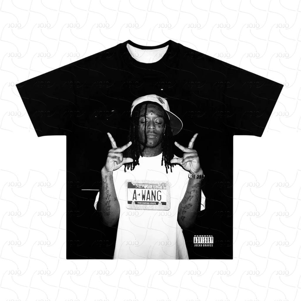 Rapper Lil Uzi Vert Retro Graphic T-Shirt Men's Hip Hop Clothing Y2k Unisex Fashion Oversize Ghetto Gangster Top Gift for Fan