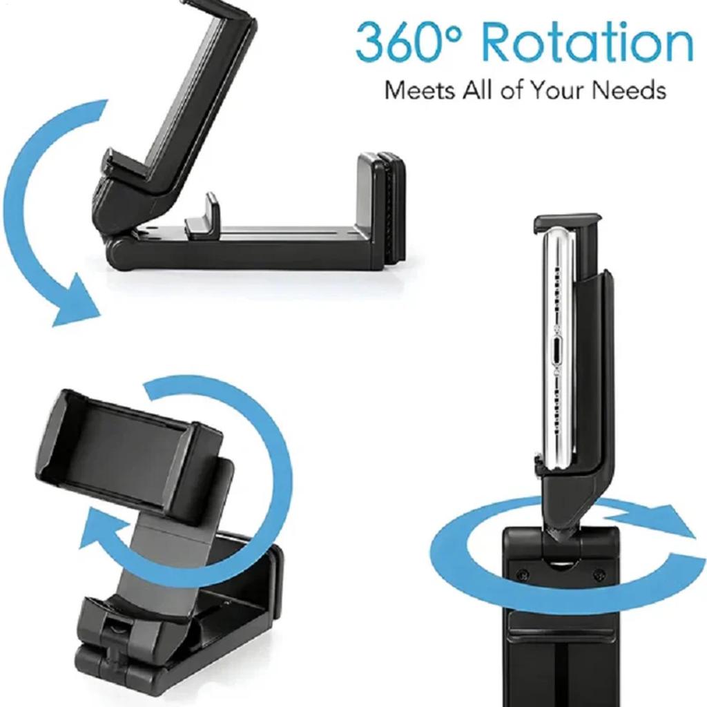 Airplane Phone Holder Airline Phone Stand 360-Degree Rotatable Travel Accessories Desktop Cellphone Holder For Camping Workout