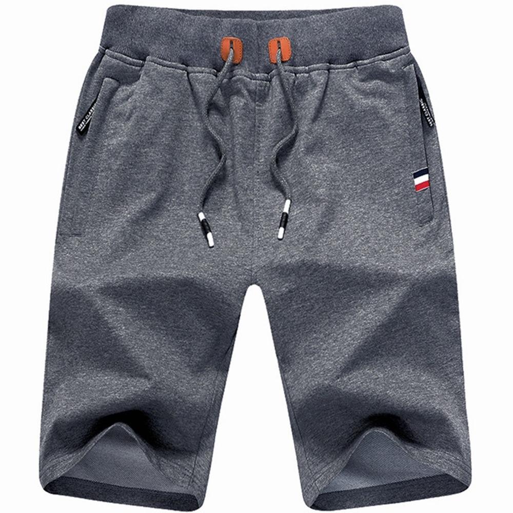 Mannen Running Sport Shorts Casual Zomer Taille Elasticiteit Effen Kleur Shorts Heren Plus Size Bodems