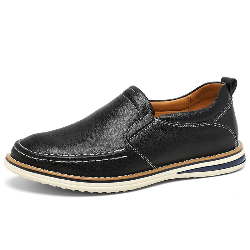 

igh Quality Men Casual Shoes Genuine Leather Men s Shoes Comfortable Flats Driving Shoes Outdoor Men Loafers Large Size 38-46 38