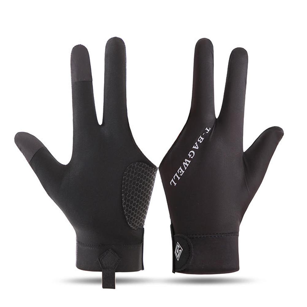 

1PC Billiards Glove Left Right Hand 3 Finger Snooker Tool Training Glove Non Gloves Slip Billia O9T1