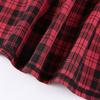 Women Aline Y2k Gothic Plaid Mini Dresses Grunge Punk Bandage Skinny Emo Party Dress Short Sleeve Summer Streetwear