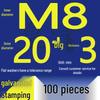 Heavy-Duty Galvanized Metal Flat Washers: Thickened Iron Rings M4 M5 M6 M8 M10