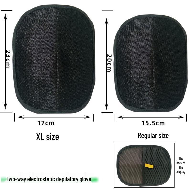 Haustierpflegehandschuh: Doppelseitiger Haar- und Fusselentferner mit statischer Adsorption für den täglichen Gebrauch