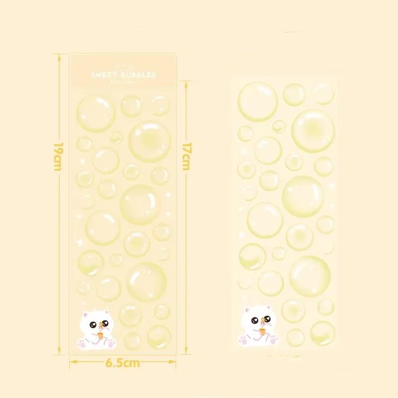 Bubble Dreamland Element Sticker Stars Decal Stickers Scrapbooking Stationery Hearts Stickers