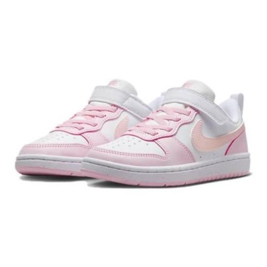 Nike Court Borough Low Pink Foam White Kids DV5457-105 EU 31 армия зеленый