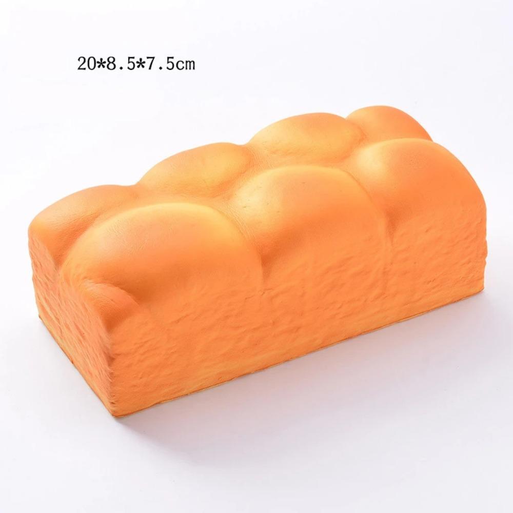 Squishy Bread Toast Food Creative Simulation Donuts Slow Rising Squeeze Stress Relief Toys Spoof Tease People Desktop Toy