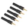 5Pcs Convert Banana Plug Strong Connectivity Good Conductivity 2mm to 4mm Conversion Banana Plug