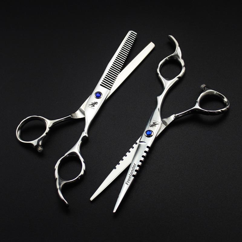 6.0 Shinxingzhe Blade Hairdressing Scissors - Straight, Serrated, Thinning Shears
