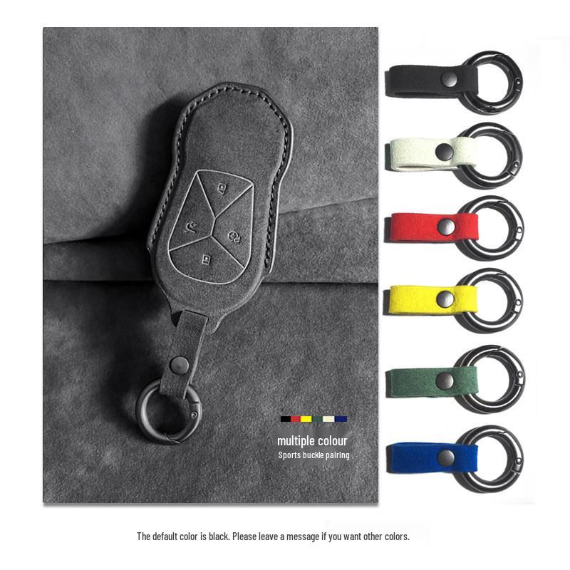 Xiaopeng G6/P7/P5/G3/G9 Suede Car Key Case & Buckle