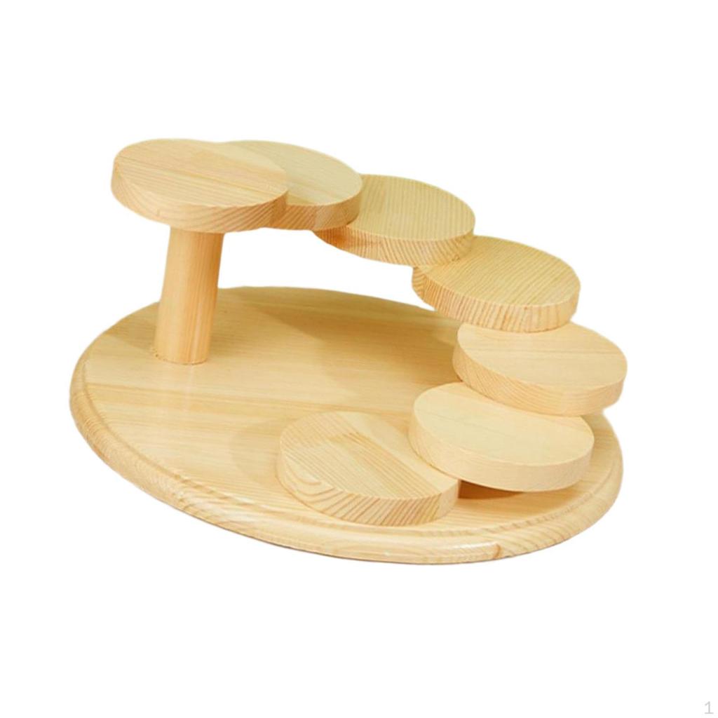 Creative Wooden Stand for Serving Sashimi And Snacks