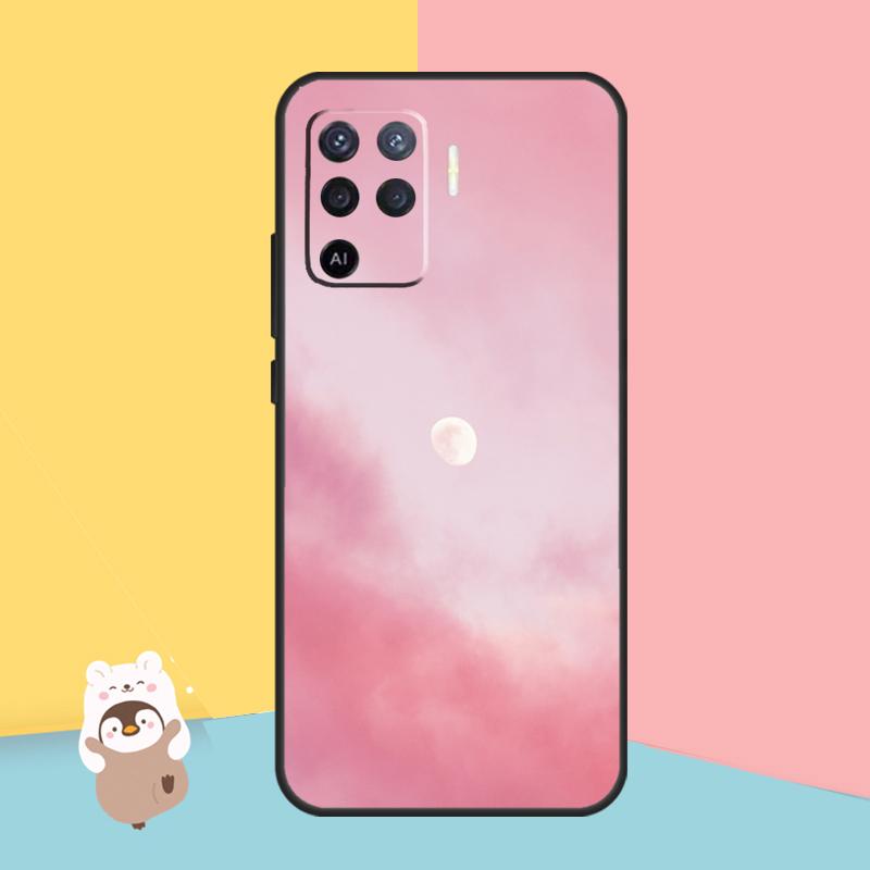 Pastelově růžový kryt pro OPPO Find X5 X3 Lite Pro A15 A16 A52 A72 A5 A9 A31 A53 A83 A93 A54 A74 A94