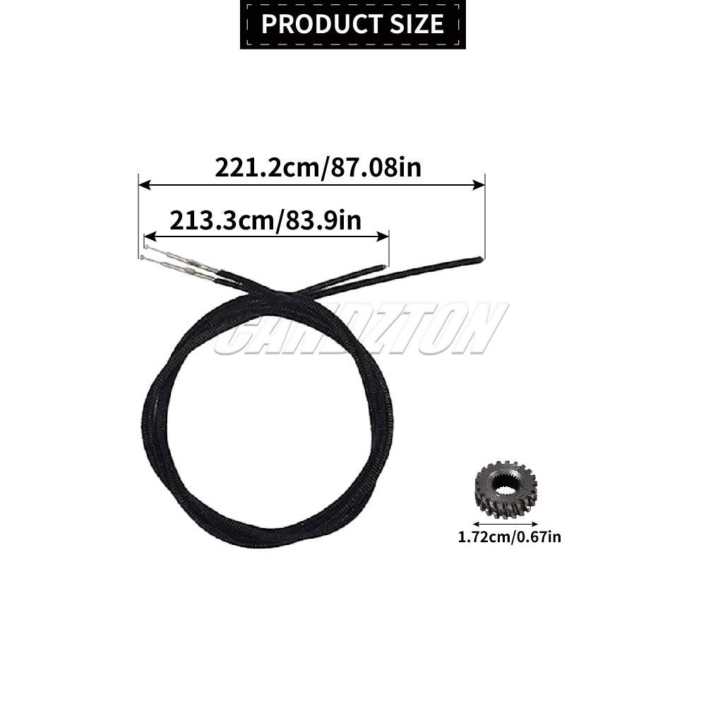 Para Citroen C3 Pluriel Convertible Nuevos Kits de Reparación de Techo Solar 1 Par de Cables con Engranaje 8401Z0 8484C4 Fácil Instalación accesorios para coche
