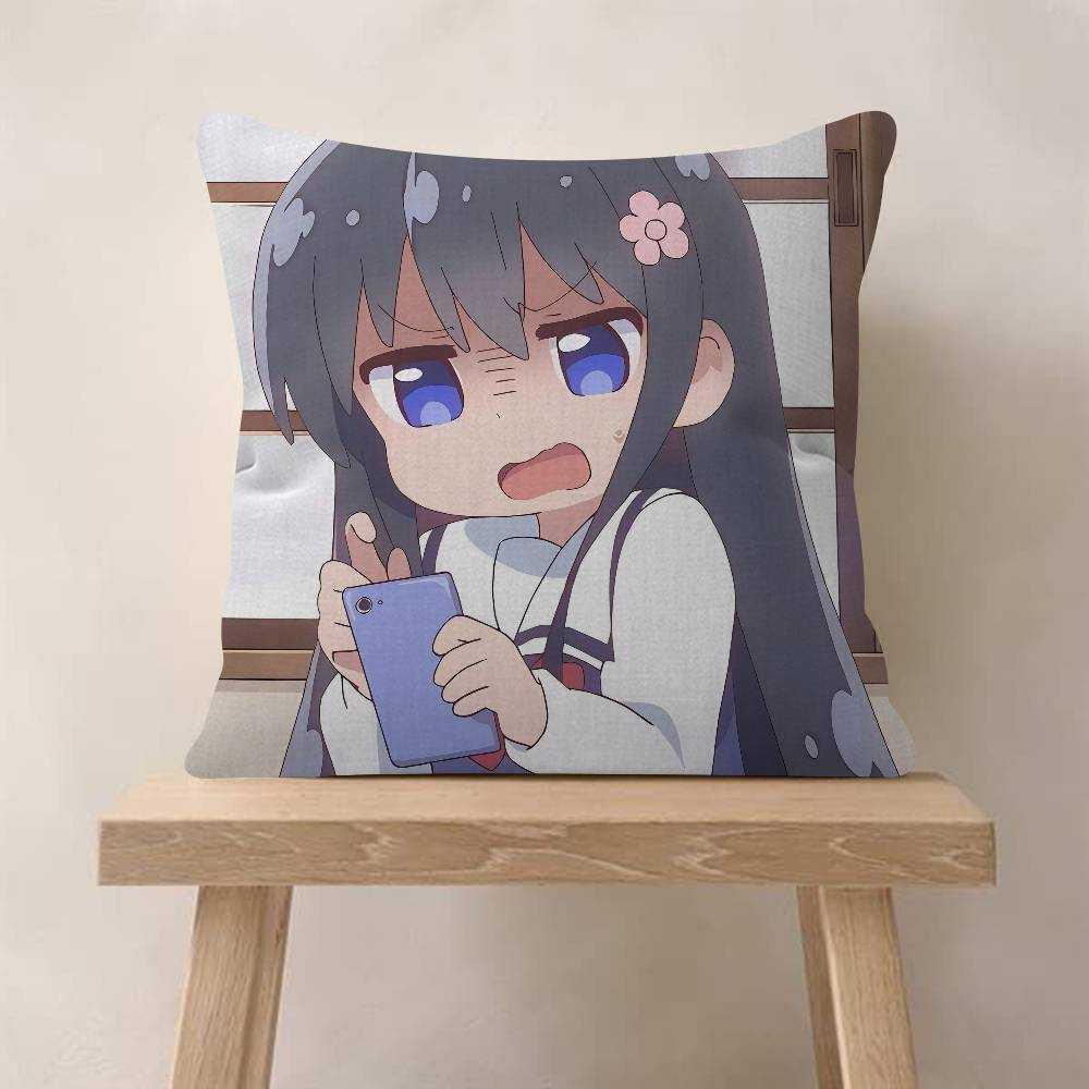 Cute Manga-YuruYuri Pillow Cover Sofa Cushion Cover Home Room Decoration Children Gift