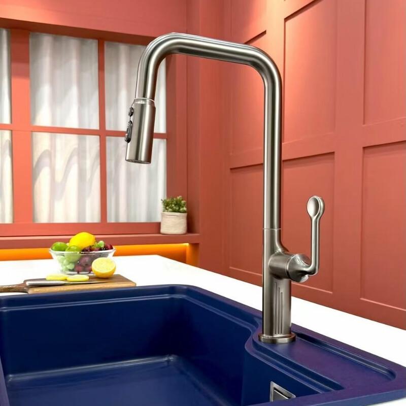 TLXT Retractable Kitchen Faucet